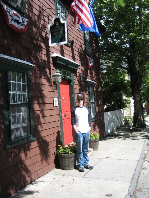 mil in front of melville house