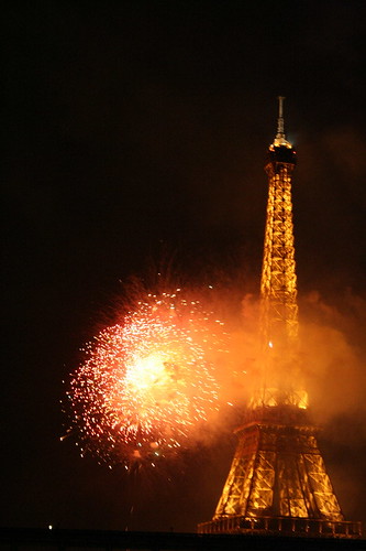 Eiffel Tower, 14th July 2005