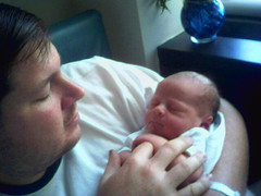 Robert Lake and Daddy Jamie, born 9/16/05