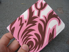 pink floral wallet