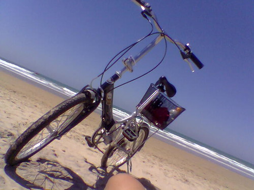 En bici a la playa