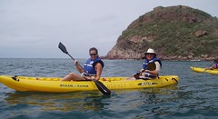 Dad and Jess kayaking