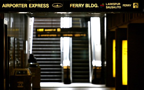 Airporter Express, Ferry Bldg., Larkspur Sausalito Ferry