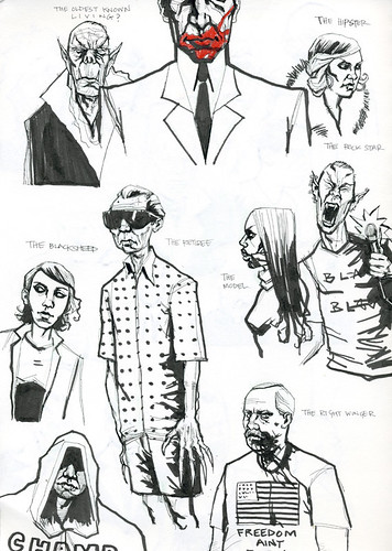 more ink pen sketches