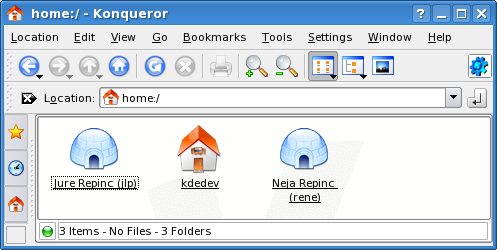 KDE 3.5 Home KIOSlave