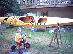 boat and boy