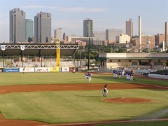 LaGrave infield; Fort Worth skyline