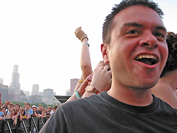 Chris Dancing to The Pixies, Lollapalooza, 2005