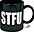 full STFU mug