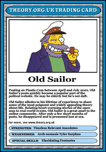 Old Sailor Trading Card