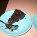 Slice of Chocolate Orbit Cake