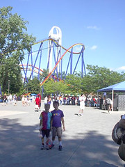 Will and Gage at Cedar Point