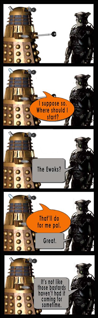 Dalek and Borg exterminated out 3